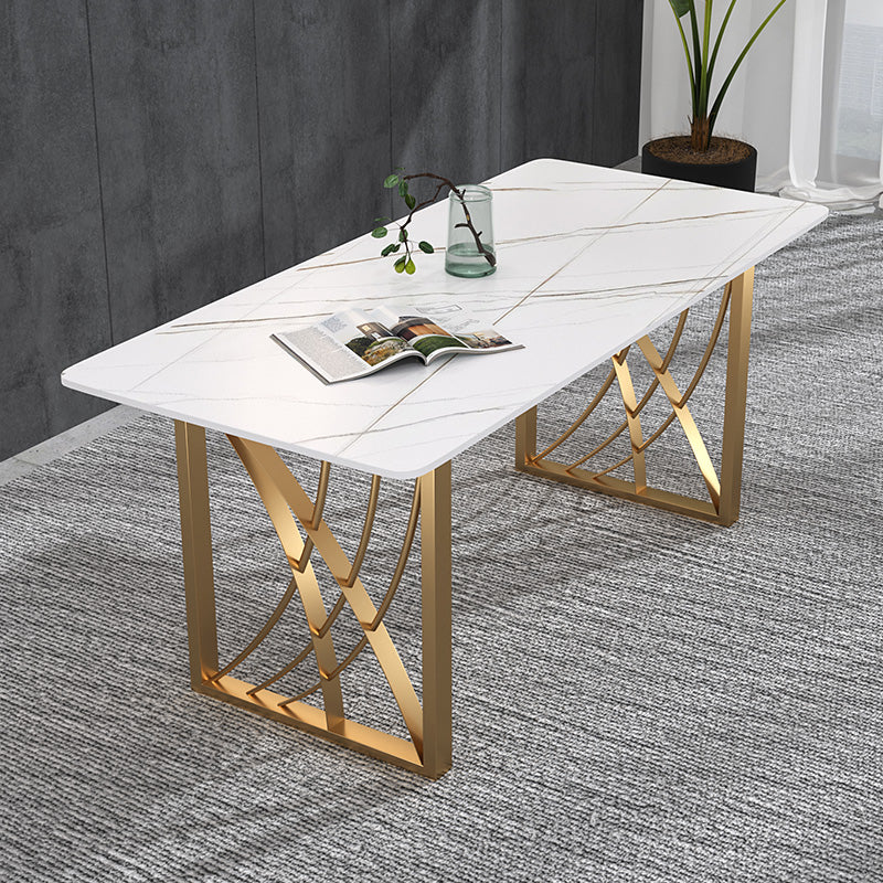 1/2/4/5/7 Pieces Dinette Set Modern Sintered Stone Dining Table Set with Chairs