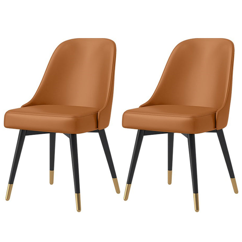 Nordic 1/2/3/5/7 Pieces Dining Set with Sintered Stone Table and Leather Chairs Dining Set