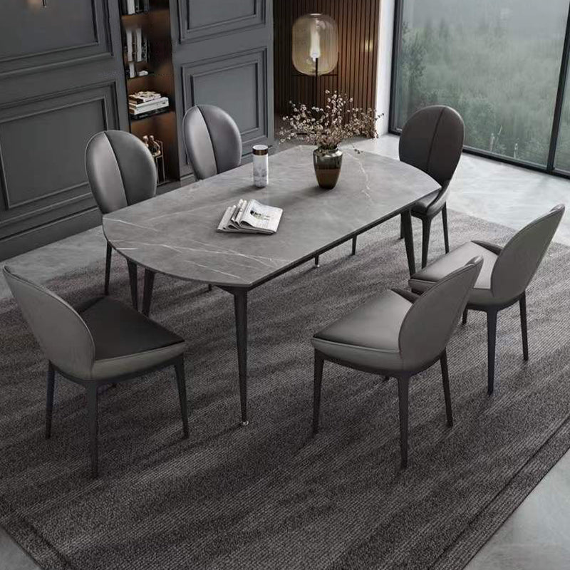 Modern 1/4/7 Pieces Dining Set Sintered Stone Dining Table for Home Use