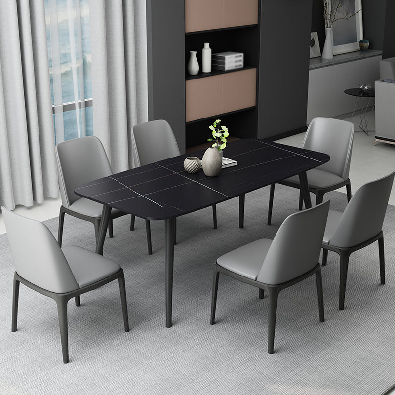 Modern 1/2/3/5/7 Pieces Dining Set Sintered Stone Dining Table Set