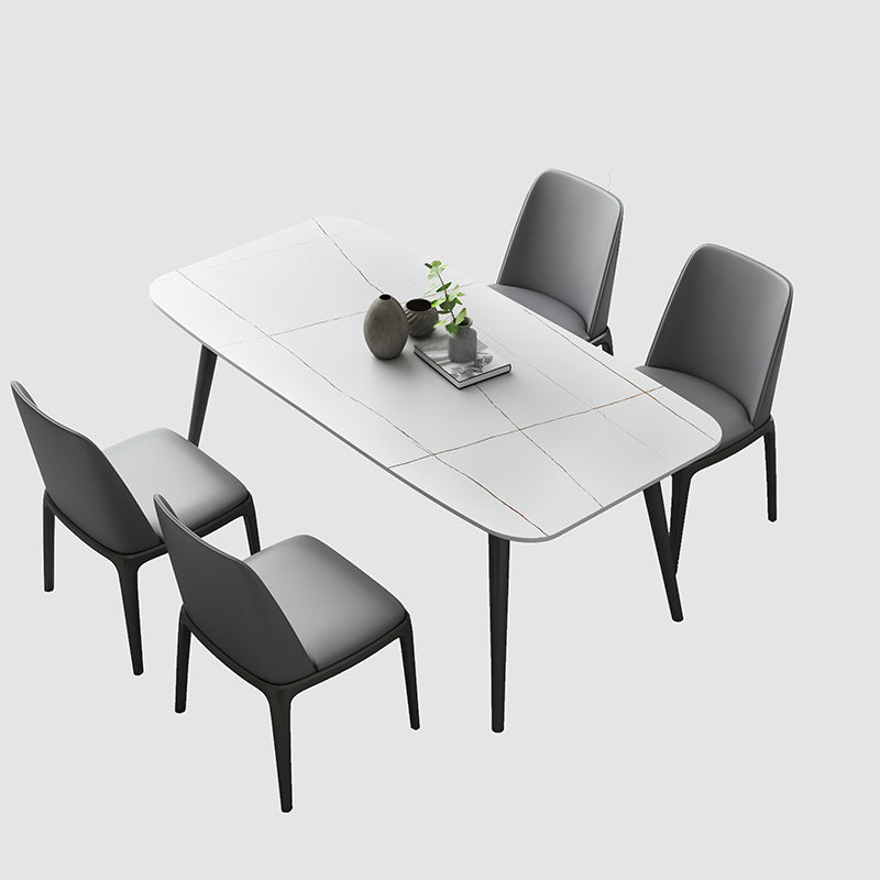 Modern 1/2/3/5/7 Pieces Dining Set Sintered Stone Dining Table Set
