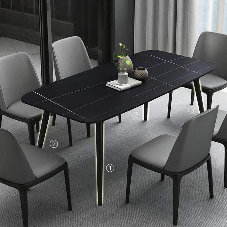 Modern 1/2/3/5/7 Pieces Dining Set Sintered Stone Dining Table Set