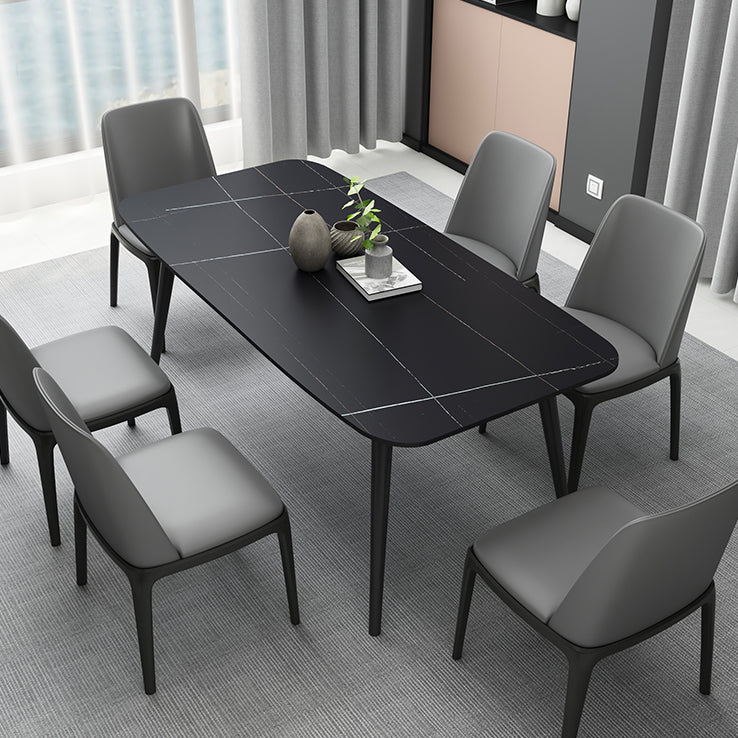 Modern 1/2/3/5/7 Pieces Dining Set Sintered Stone Dining Table Set
