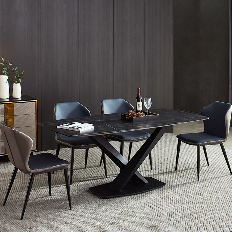 Modern 1/2/5/7 Pieces Dining Set Sintered Stone Dining Table Set