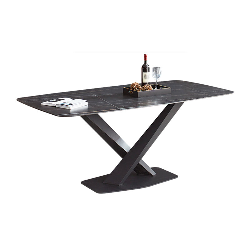 Modern 1/2/5/7 Pieces Dining Set Sintered Stone Dining Table Set