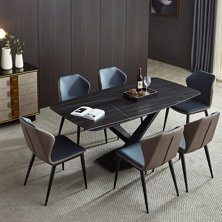 Modern 1/2/5/7 Pieces Dining Set Sintered Stone Dining Table Set