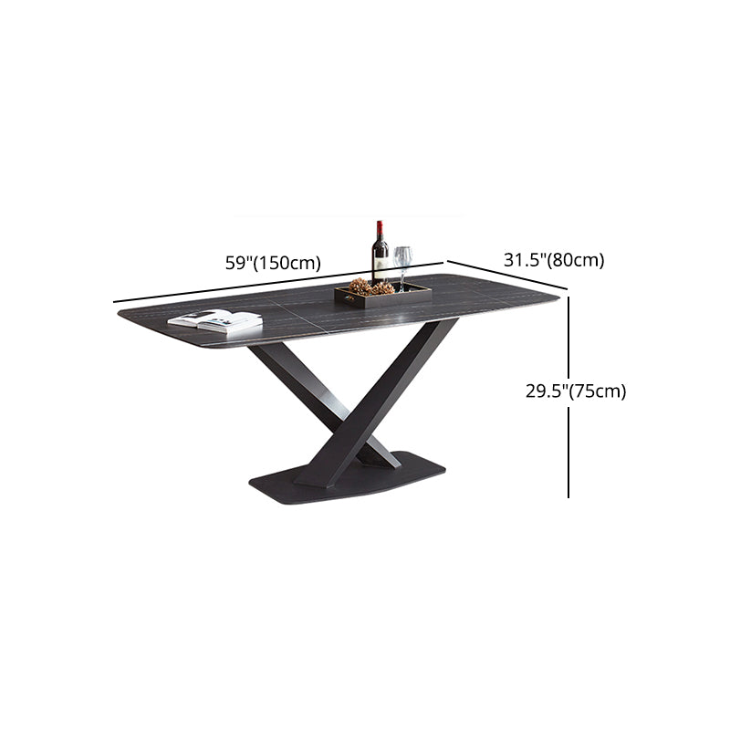 Modern 1/2/5/7 Pieces Dining Set Sintered Stone Dining Table Set