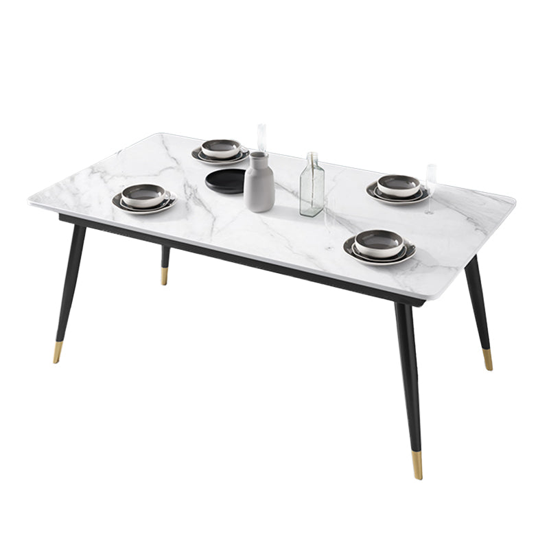 Glam 1/2/3/5/7 Pieces Dining Set Sintered Stone Dining Table Set for Home Use