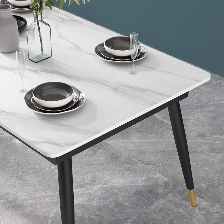 Glam 1/2/3/5/7 Pieces Dining Set Sintered Stone Dining Table Set for Home Use