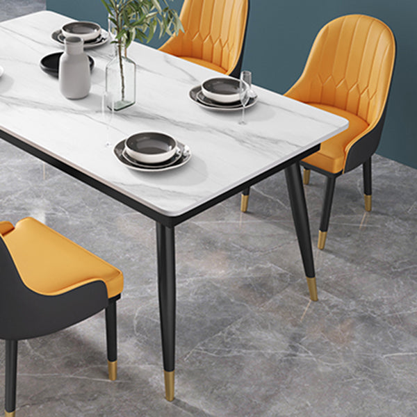 Glam 1/2/3/5/7 Pieces Dining Set Sintered Stone Dining Table Set for Home Use