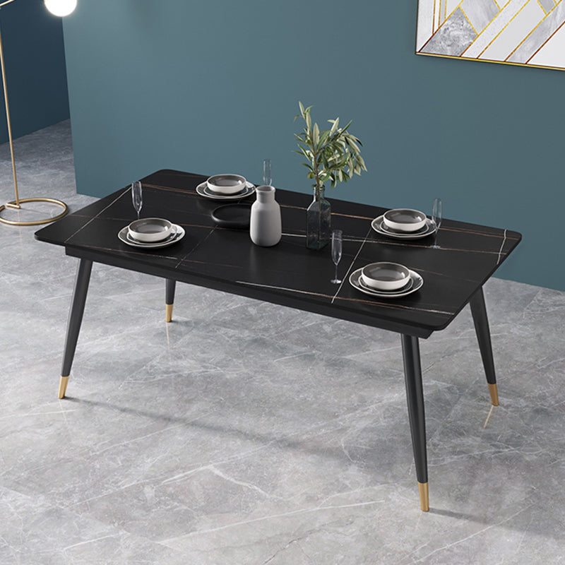 Glam 1/2/3/5/7 Pieces Dining Set Sintered Stone Dining Table Set for Home Use