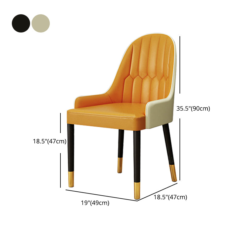 1/2/4/5 Pcs Metal Glam Style Dining Set with Round Table Dinette Set