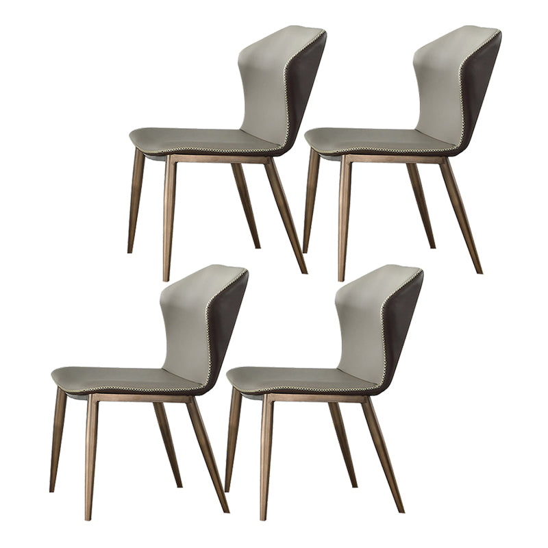 1/2/4/5/7 Pcs Metal Modern Dining Set with Round Table Dinette Set