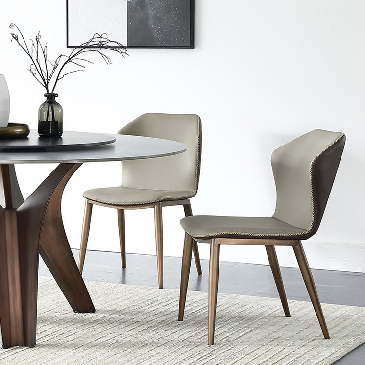 1/2/4/5/7 Pcs Metal Modern Dining Set with Round Table Dinette Set