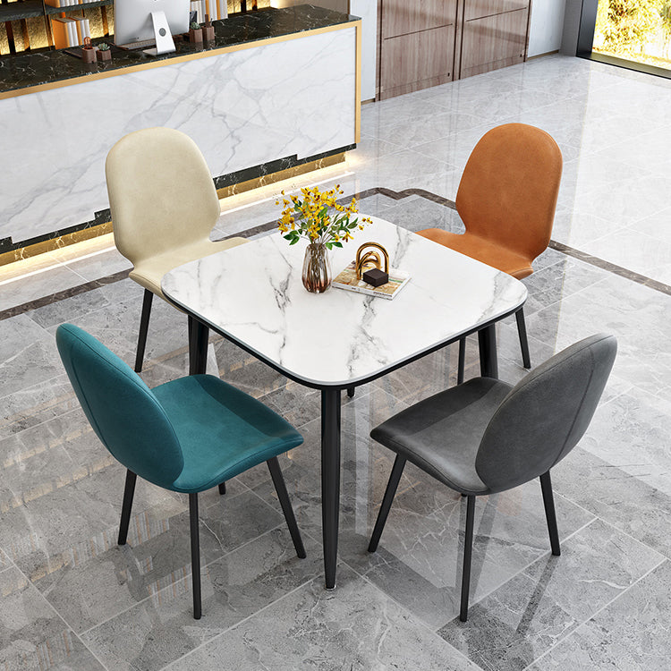 Mesa de comedor de piedra Mesa de comedor de estilo industrial para comedor