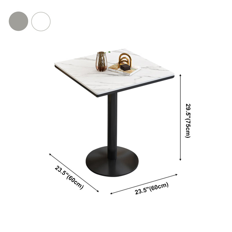Mesa de comedor de piedra Mesa de comedor de estilo industrial para comedor