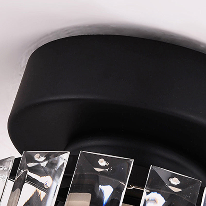 Luminaires encastrés modernes Lampe à montage encastré à 1 lumière géométrique en cristal