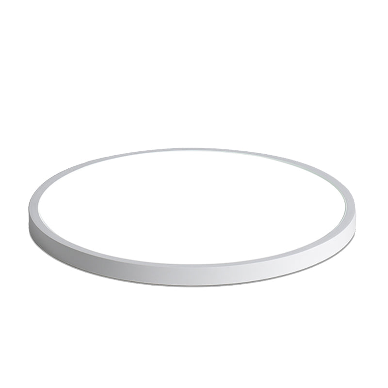 Lámpara de techo LED de forma redonda, acrílico moderno, 1 luz, montaje empotrado para pasillo de balcón