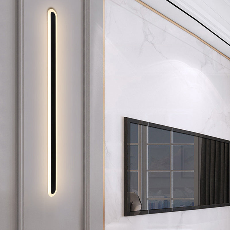 Lineare Form Metallwandbeleuchtung moderne 1-Licht-Wandleuchten