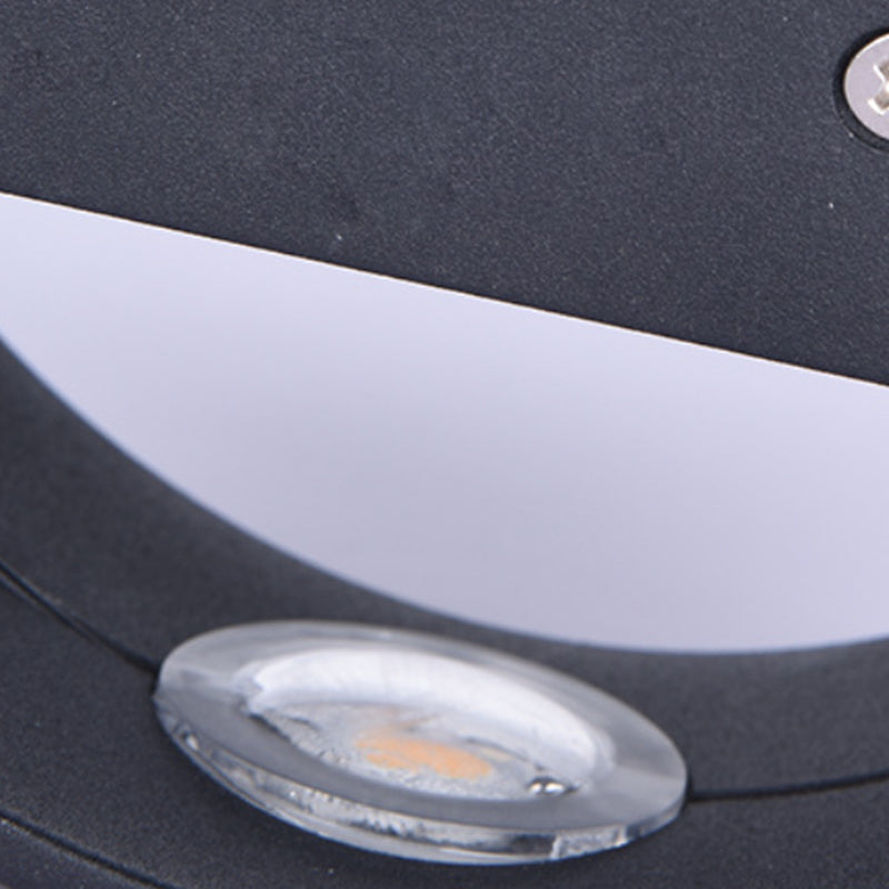 Geometrische Form Metallwandbeleuchtung moderne Stil 2 Lichter Wandleuchten