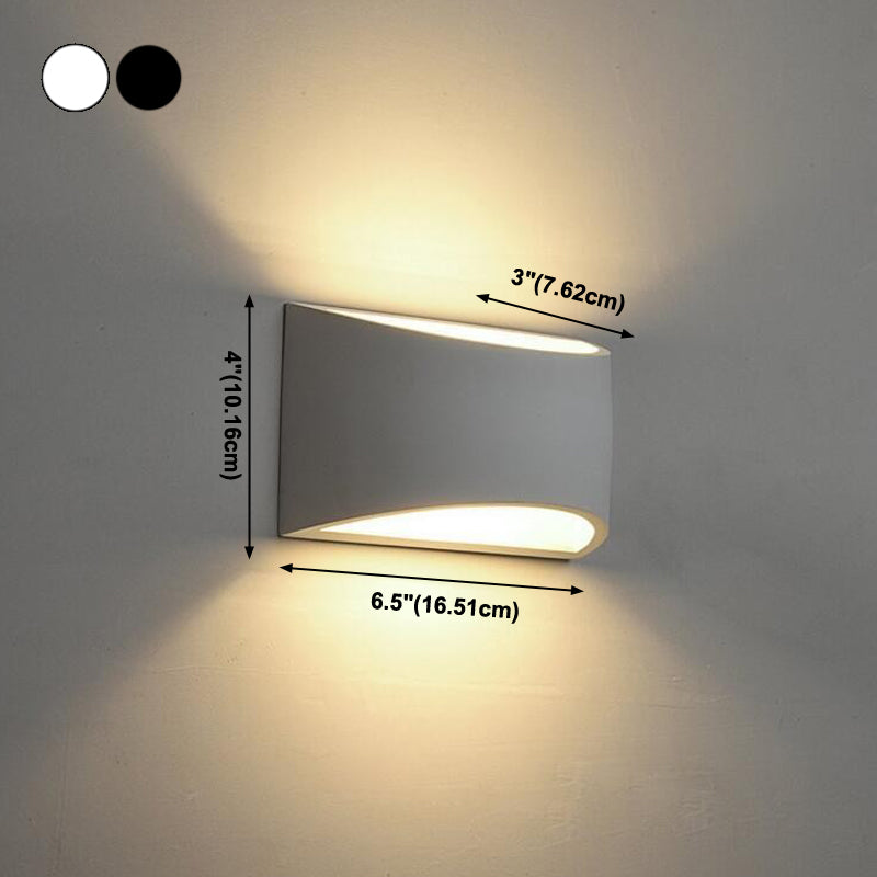 Geometrische Form Metallwandbeleuchtung moderne Stil 2 Lichter Wandleuchten