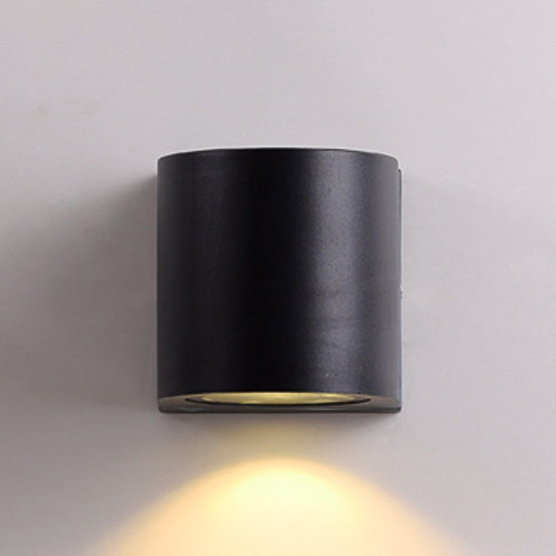 Multi -Lichter Geometrische Wandmontage moderner Metallwandscheibe in Schwarz