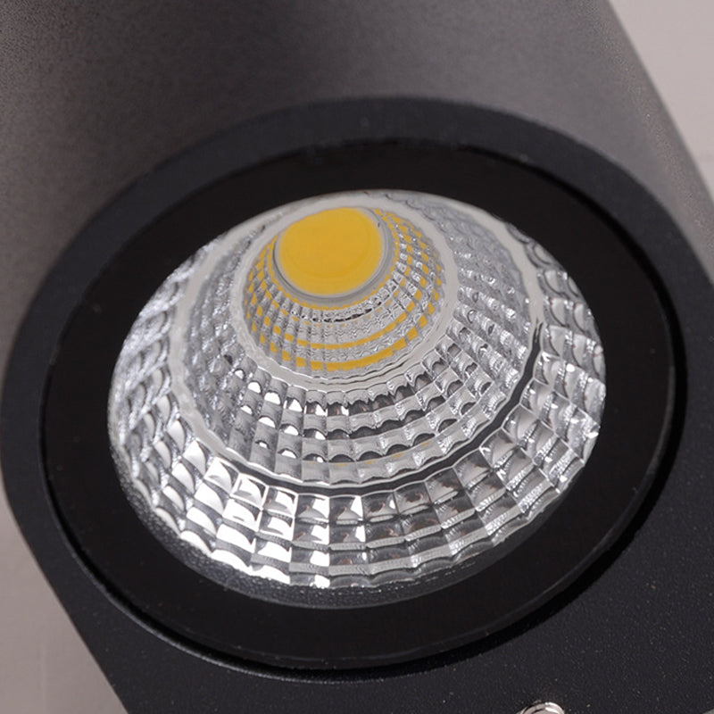 Multi -Lichter Geometrische Wandmontage moderner Metallwandscheibe in Schwarz