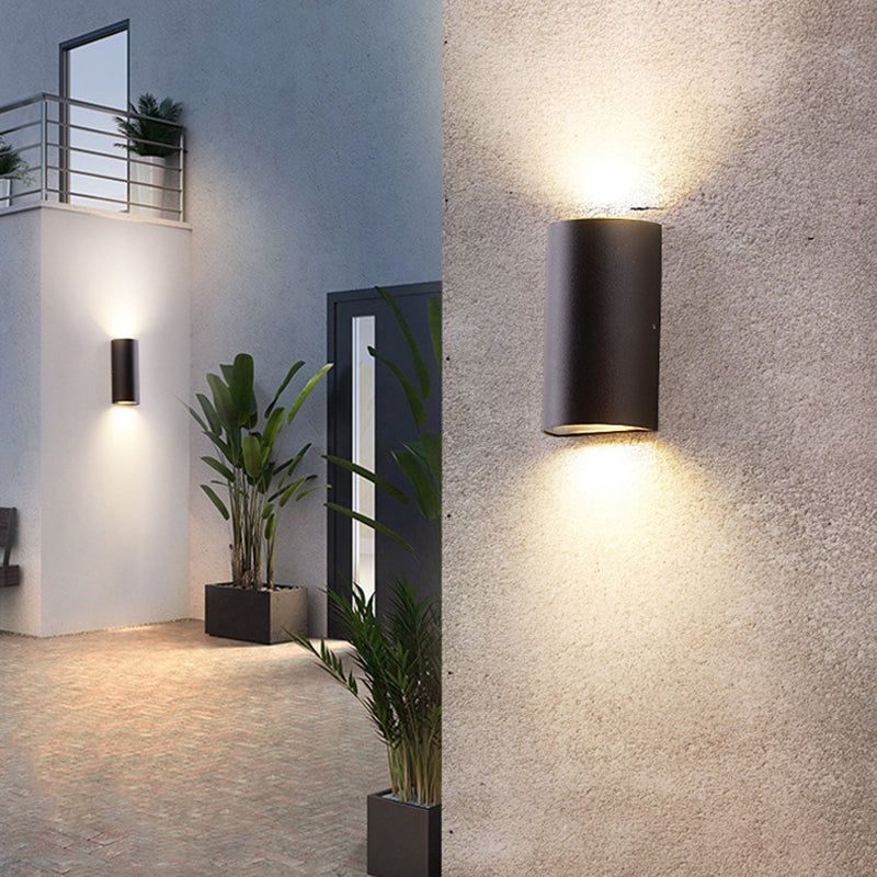 Multi -Lichter Geometrische Wandmontage moderner Metallwandscheibe in Schwarz