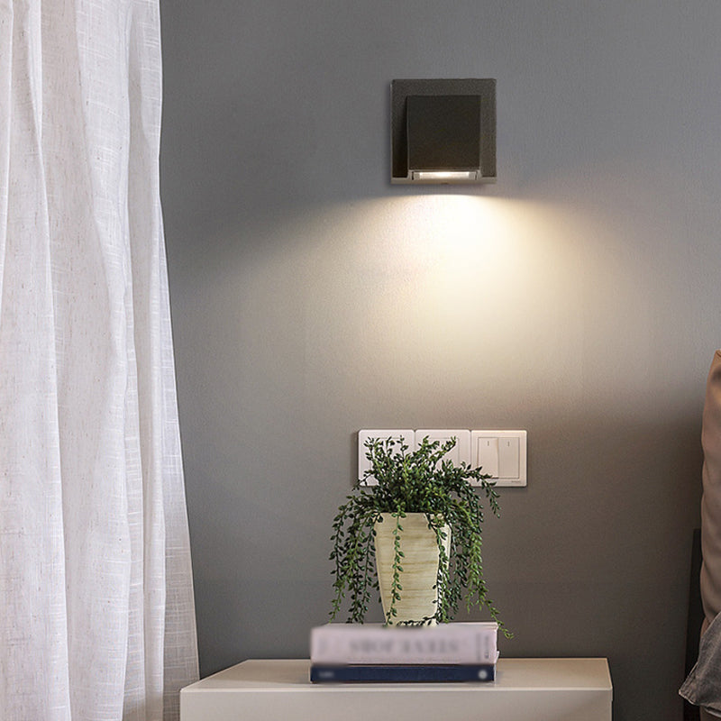 Multi -Lichter Geometrische Wandmontage moderner Metallwandscheibe in Schwarz