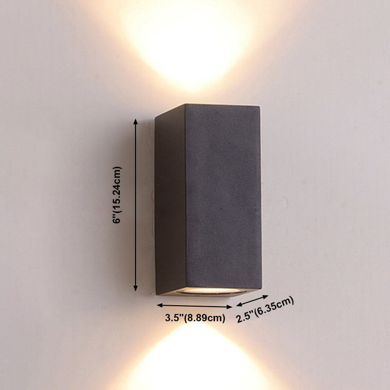 Multi -Lichter Geometrische Wandmontage moderner Metallwandscheibe in Schwarz