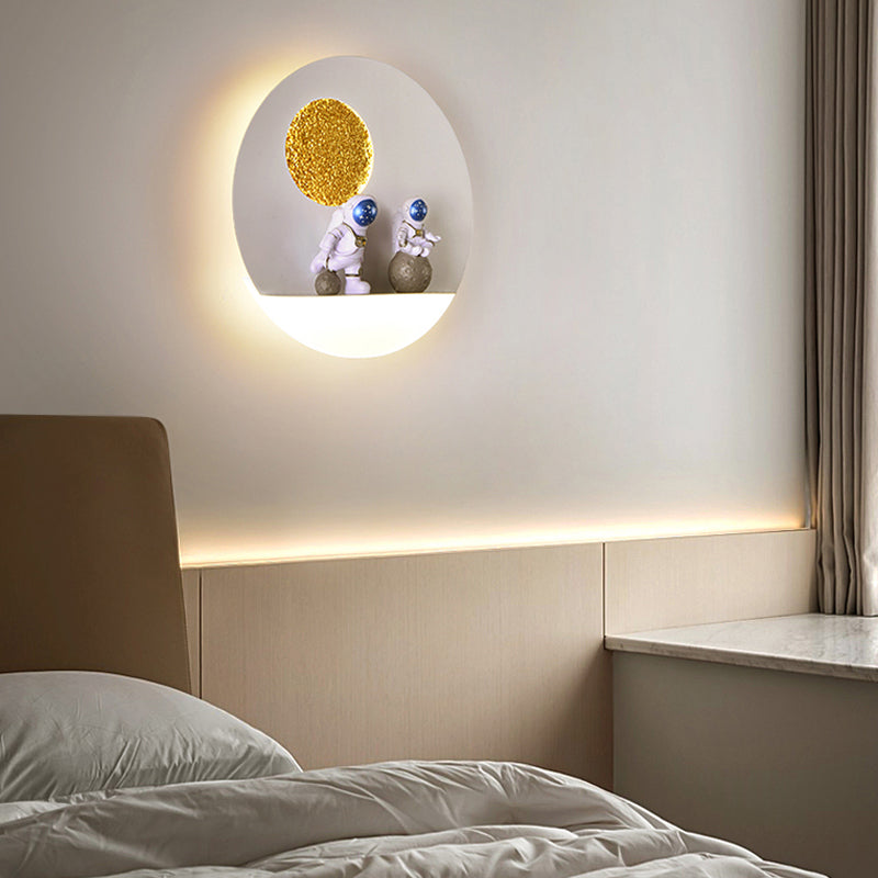 Modern Style Geometric Wall Mounted Light Metal 1 Light Wall Lighting Ideas
