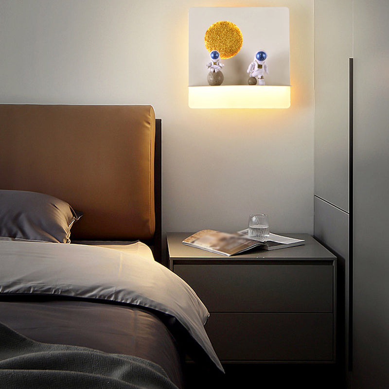 Modern Style Geometric Wall Mounted Light Metal 1 Light Wall Lighting Ideas