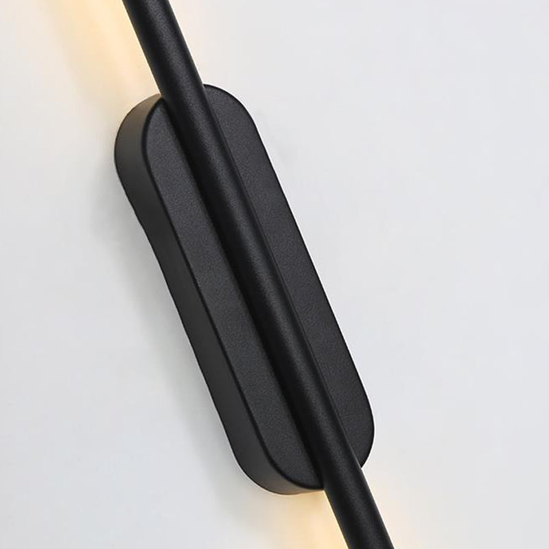 Moderner Stil Linearer Leuchten Leuchten Metall 1 Lichtwandbeleuchtung