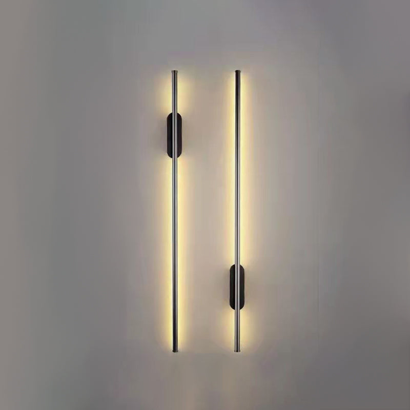 Moderner Stil Linearer Leuchten Leuchten Metall 1 Lichtwandbeleuchtung