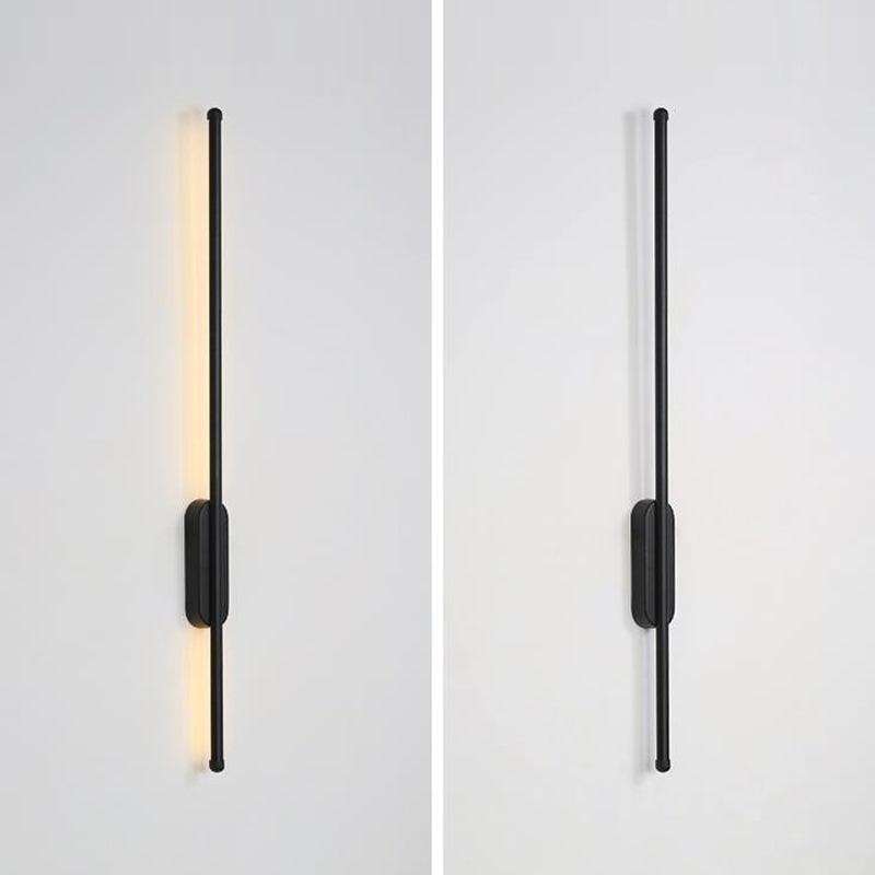 Moderner Stil Linearer Leuchten Leuchten Metall 1 Lichtwandbeleuchtung