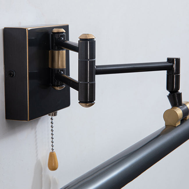 Moderne Waschtischleuchte Lineare Metall 1-Licht-Wandleuchte