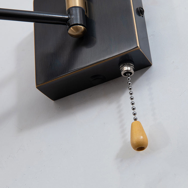 Moderne Waschtischleuchte Lineare Metall 1-Licht-Wandleuchte