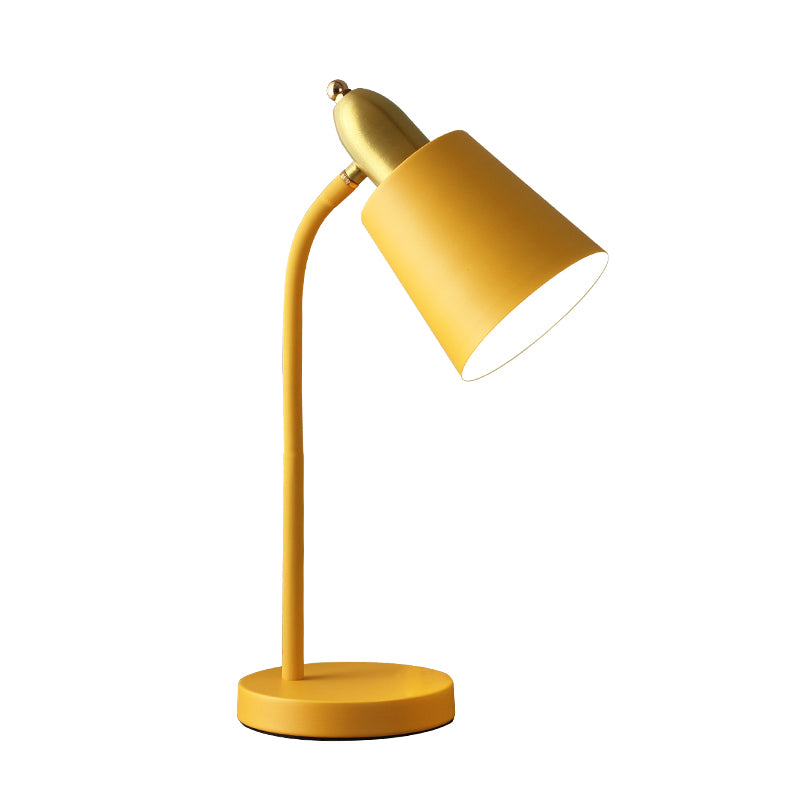 Lampada da tavolo conico in stile contemporaneo metallo a 1 luce