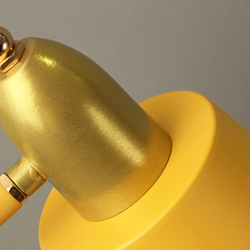 Lampada da tavolo conico in stile contemporaneo metallo a 1 luce