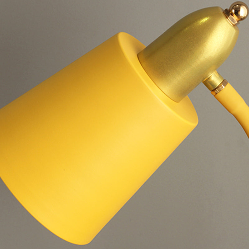 Lampada da tavolo conico in stile contemporaneo metallo a 1 luce