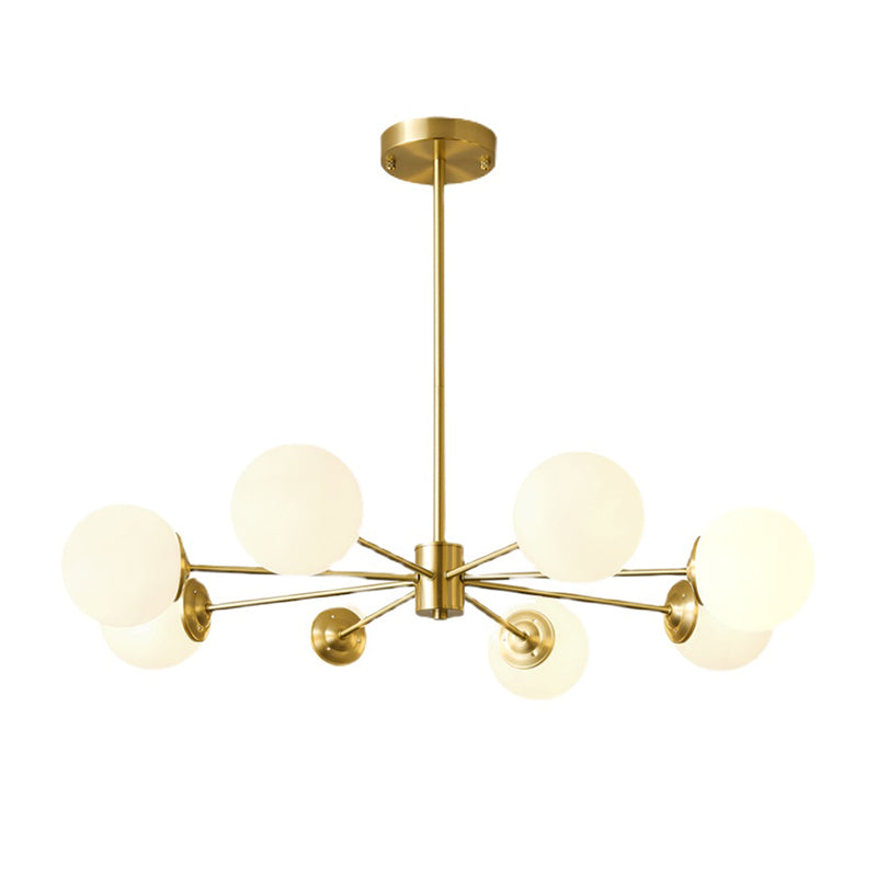 Contemporary Copper Pendant Light Global Hanging Light for Living Room