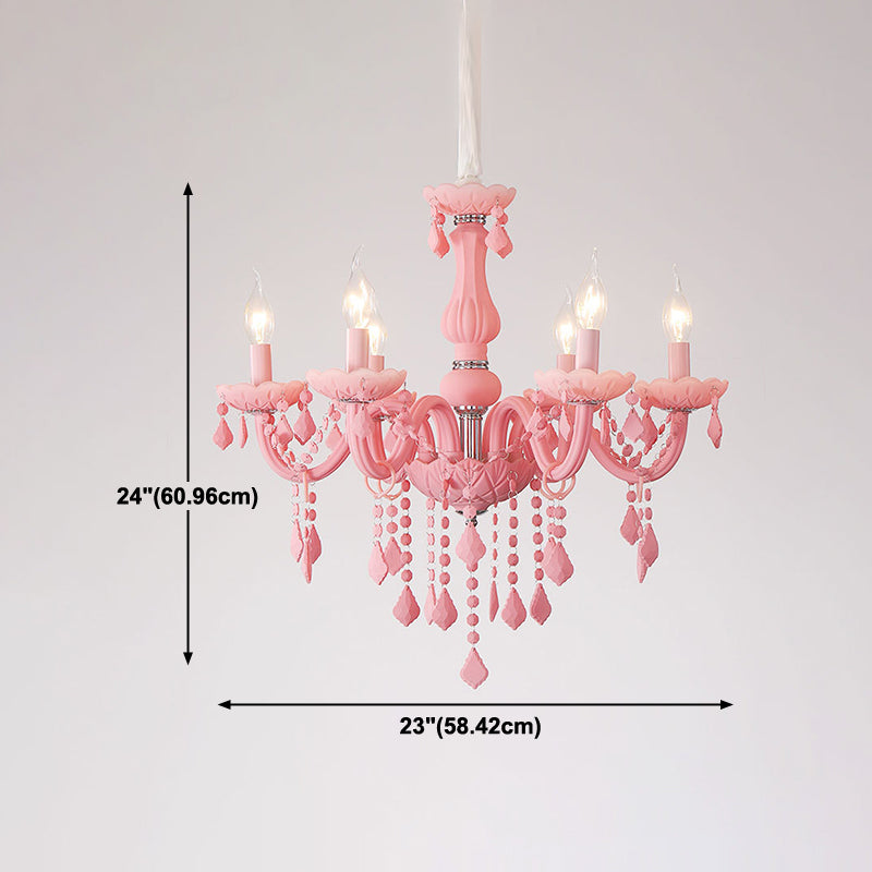 Multi -Leuchtkerze -Hängeanhänger moderne Glashängung Licht für Wohnzimmer