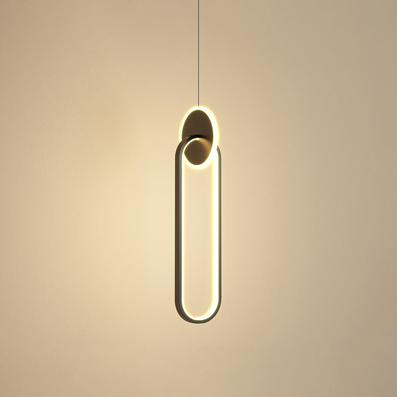 Luminaire pendentif linéaire noir