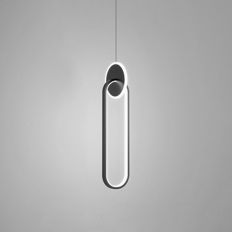 Luminaire pendentif linéaire noir
