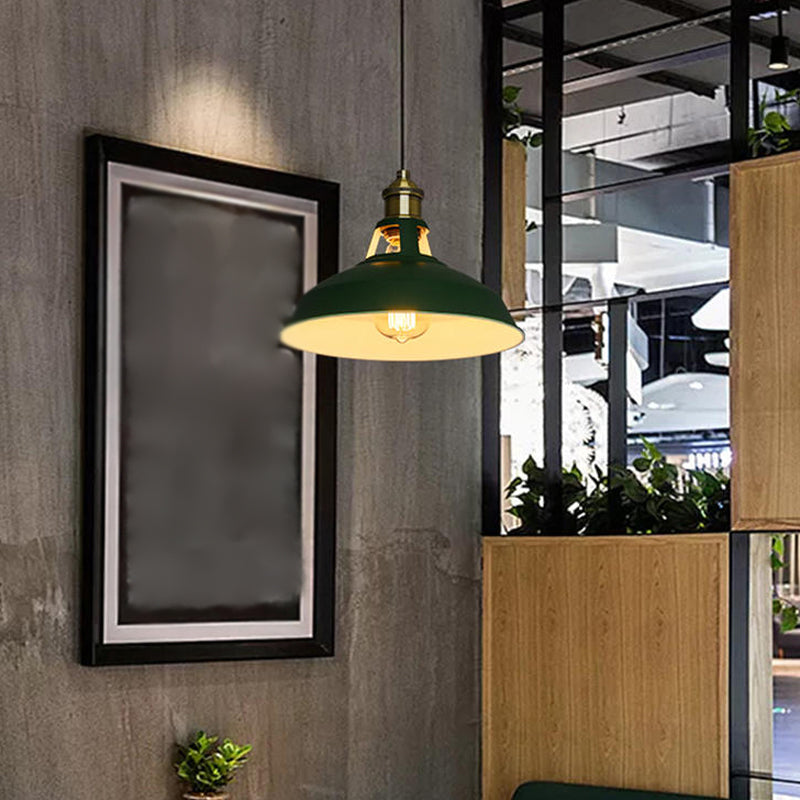 Lampada sospesa in ferro battuto Shop a sospensione Luce a soffitto con 1 luce