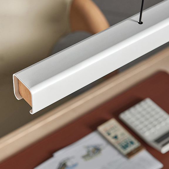 Simple Style Rectangle Island Light Fixture 1-Light Restaurant Hanging Lamp