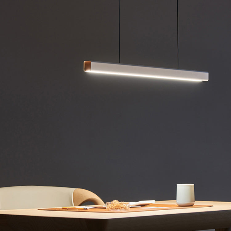 Simple Style Rectangle Island Light Fixture 1-Light Restaurant Hanging Lamp