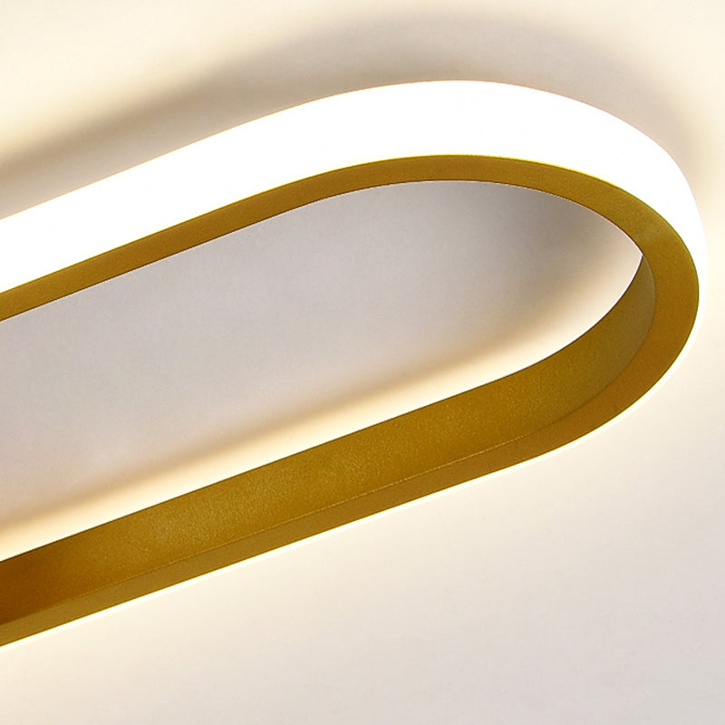 Luminaires de plafond affleurants modernes, plafonnier en bois pour salon