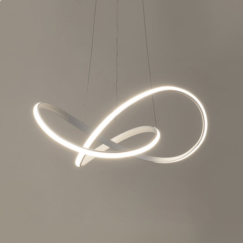 Lámpara lineal blanca lámpara moderna una luz LED LIGHT para dormitorio