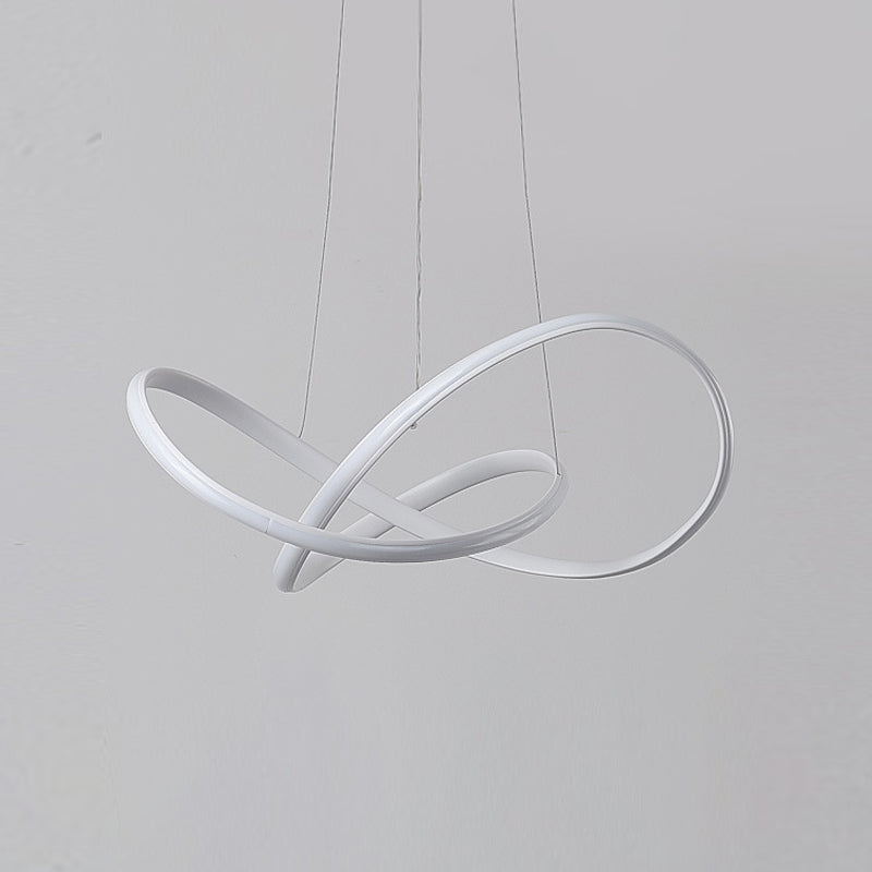 Lámpara lineal blanca lámpara moderna una luz LED LIGHT para dormitorio